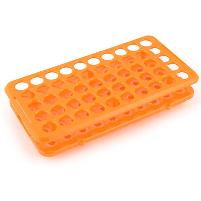 Jakość  50 Well Plastic Multifunction Test Tube Holder Rack With Silicone Fabryka