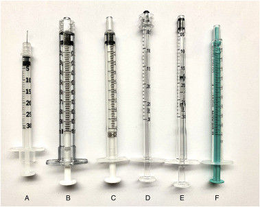 Jednorazowe sterylne strzykawki Luer Slip trzyczęściowe 10 ml 20 ml bez igieł