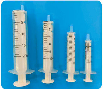 Strzykawkę jednorazową niepirogenną 2 części Luer Slip 10 ml 20 ml Bez igły
