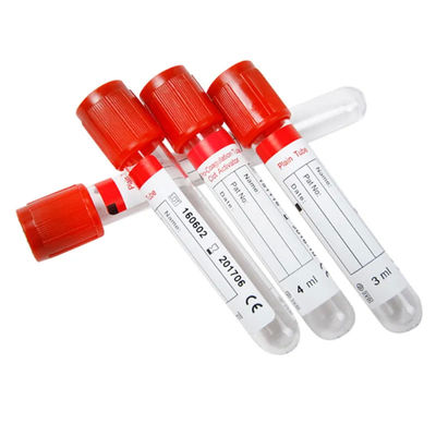 Probówka do pobierania krwi bez dodatku do biochemicznego badania pierwiastków śladowych immunologii